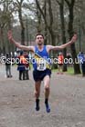 Stephen Lisgo (brings Leeds home to victory in the senior mens 12 stage relay, 2014 Northern 12 and 6 Stage Relays, Heaton Park Manchester. Photo: David T. Hewitson/Sports for All Pics